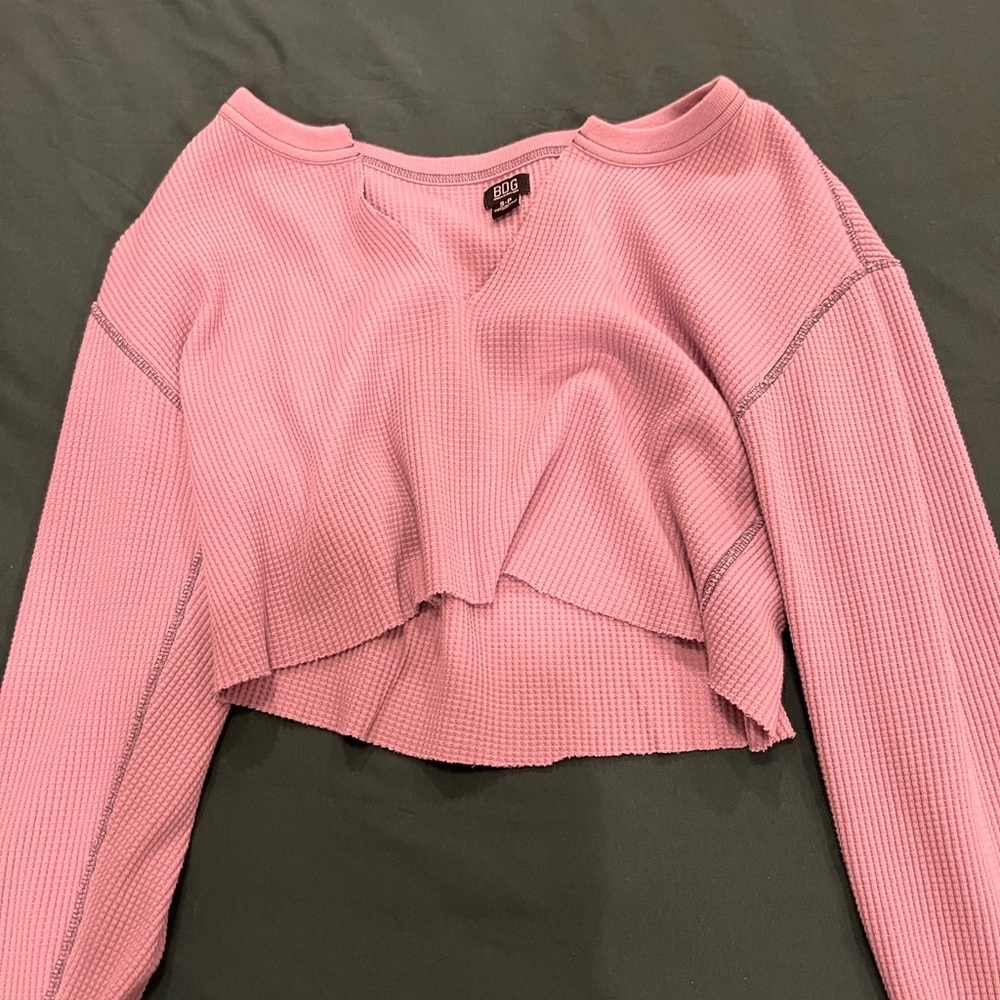 Urban Outfitters BDG cropped waffle top